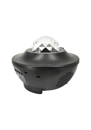 Bluetooth Hoparlörlü Led Yıldız Projeksiyon Lambası, 10 Renk Modu, Zamanlayıcı, Parti Ve Yatak Odası Işık Efektleri