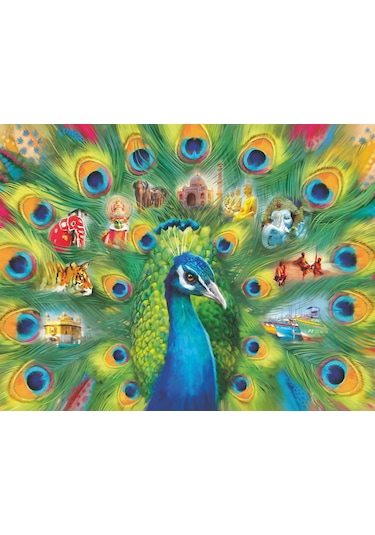 Ravensburger 2000 Parça Land Of The Peacock Puzzle