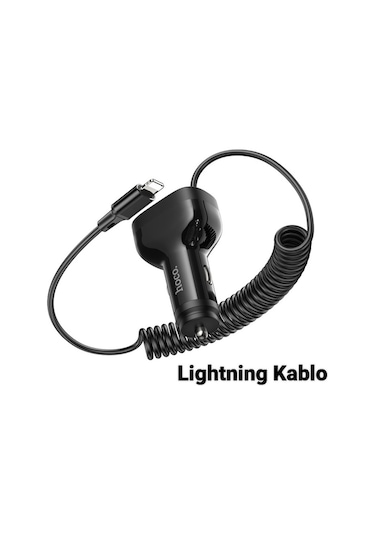 Hoco Nz11a 30w 2 Usb+ Type-c Girişli İphone Kablolu Araç Çakmakl