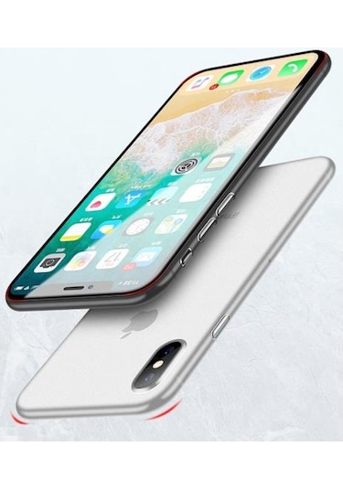 Apple Uyumlu iPhone XS Max Ultra Ince Mat Slim Fit Kaliteli Kilif 418340706