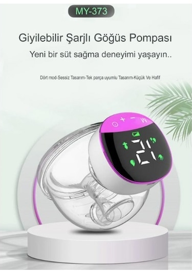 Life Net Diamond Elmas My-373 Giyilebilir Şarjlı Süt Sağma Makinası