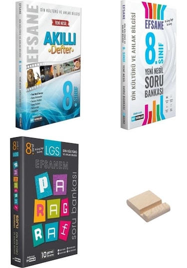 Lgs 8. Sınıf Din Kültürü Akıllı Defter Soru Bankası Ve Paragraf 3lü Set