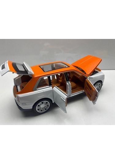 Metal Model Oyuncak Araba 1.24 Koleksiyon Araba Kapılar Açılır Sesli Işıklı Kırmızı