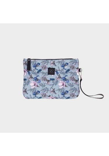 Cherry Blossom Clutch / El Çantası Portföy Turkuaz