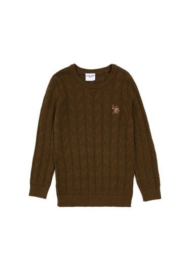 U.s. Polo Assn. Erkek Çocuk Haki Kazak /triko 50307844-vr027 Haki U.s. Polo Assn. Erkek Çocuk Haki Kazak /triko 50307844-vr027 Haki