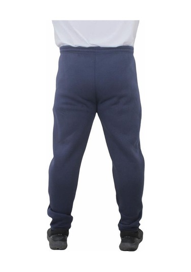 Starbattal Büyük Beden Fermuarlı Eşofman Altı 3Ip 11517 Indıgo-Indigo