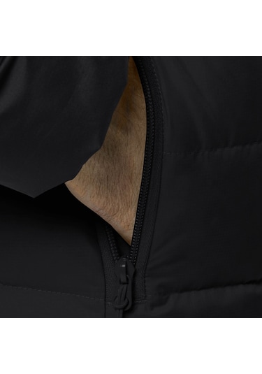 Jack Wolfskin Ather Down Hoody Erkek Outdoor Montu Siyah