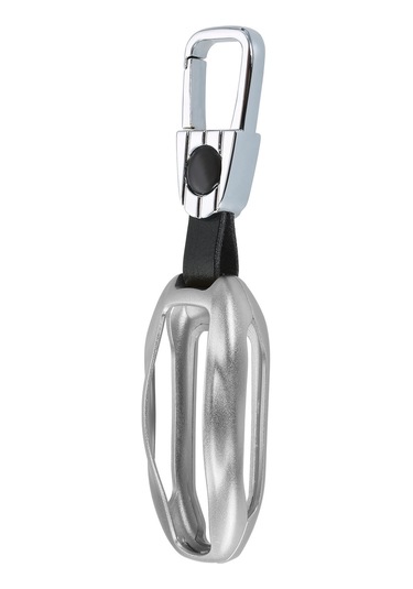 Neevoyu Tesla Model 3/s Anahtar Kılıfı, Alüminyum, Sinyali Etkilemez, Metal Anahtar Zinciri İle, Kırılmaya Dayanıklı, Silver