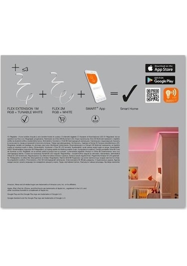 Ledvance Smart + Akıllı Flex Rgb Şerit Led 1m Ek Aparatı