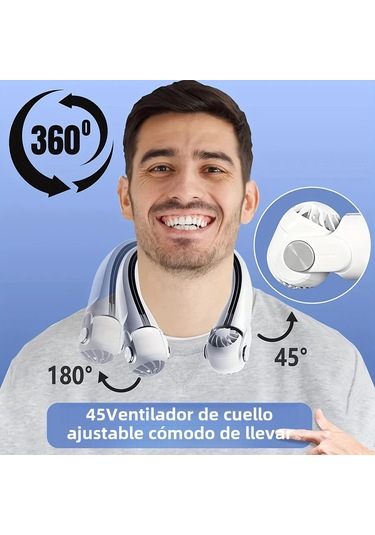 Taşınabilir Askılı Boyun Vantilatörü Klimasız Yeşil,