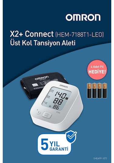 Omron X2+ Connect Üst Koldan Ölçer Dijital Tansiyon Aleti