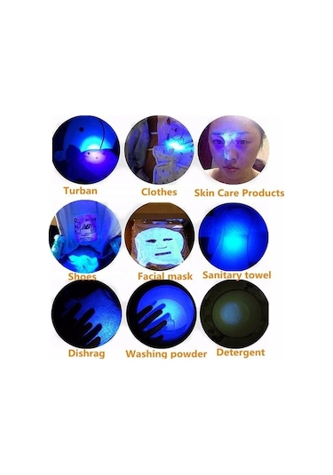 Ebitda Uv Mor Işık El Feneri 600 Lümens 3 Mod Zoom Siyah Led Teknolojisi Siyah