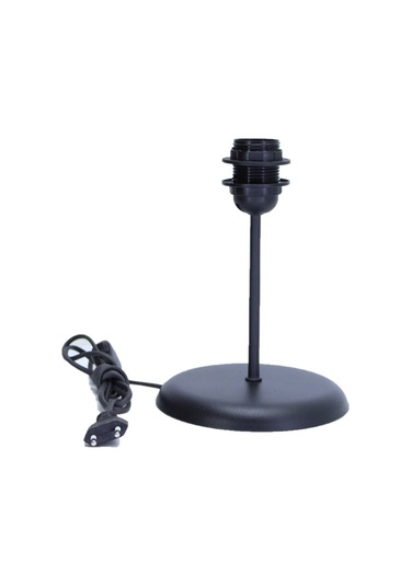 Yedek Abajur Ayağı Metal Gönde Paslanmaz Fırın Boyo Dekorasyon Ayağı Siyah