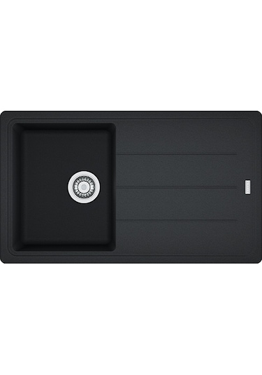 Franke Basis Bfg 611-86 Granit Eviye Nero
