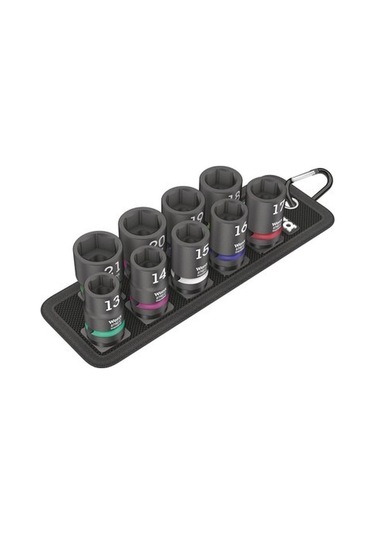 05004580001 Belt C Impaktor 1, Lokma Anahtar Seti, 1/4 Inç X 10 Mm, 9 Parça