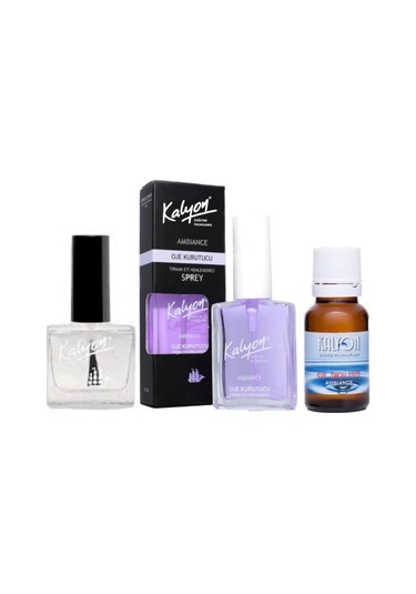 Kalyon Oje 200 + Oje Kurutucu Sprey 17 ML + Oje Çözücü