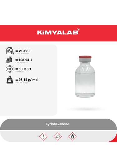 Kimyalab Siklohekzanon - 2,5l - Cyclohexanone