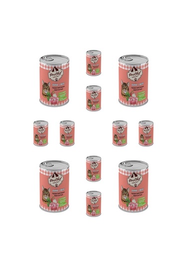 Prochef Dana Etli Kıyılmış Konserve Yetişkin Kedi Maması 12 x 415 G