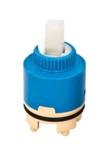 Mix Aç-Kapa Batarya Musluk Kartuşu 35 Lik - Ayaklı Kartuş 1 Mavi