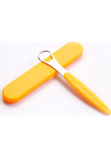 Kyver Dil Temizleme Aparatı Metal Turuncu