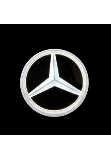 Maiyame Mercedes-benz S350 S300l Arka Led Logo Işığı - 9.5cm Beyaz Modifiye Aydınlatma