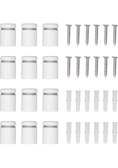 12 Adet Cam Reklam Aparatı 19x25mm Kaiyi Standart