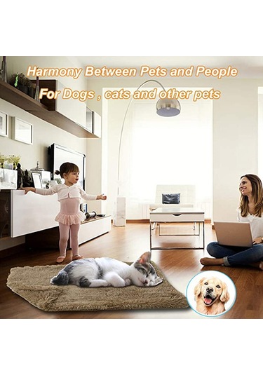 Vkemall "yumuşak Kedi Battaniyesi - Kaymaz Tabanlı, Isıtmalı Evcil Hayvan Yatağı 4 Renk, 4 Boyut "