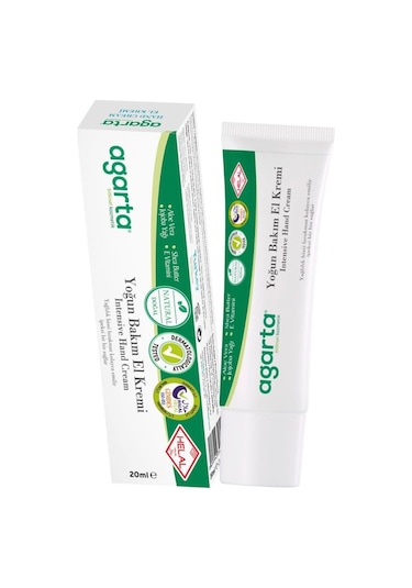 Agarta Doğal Yoğun El Bakım Kremi 20 ML