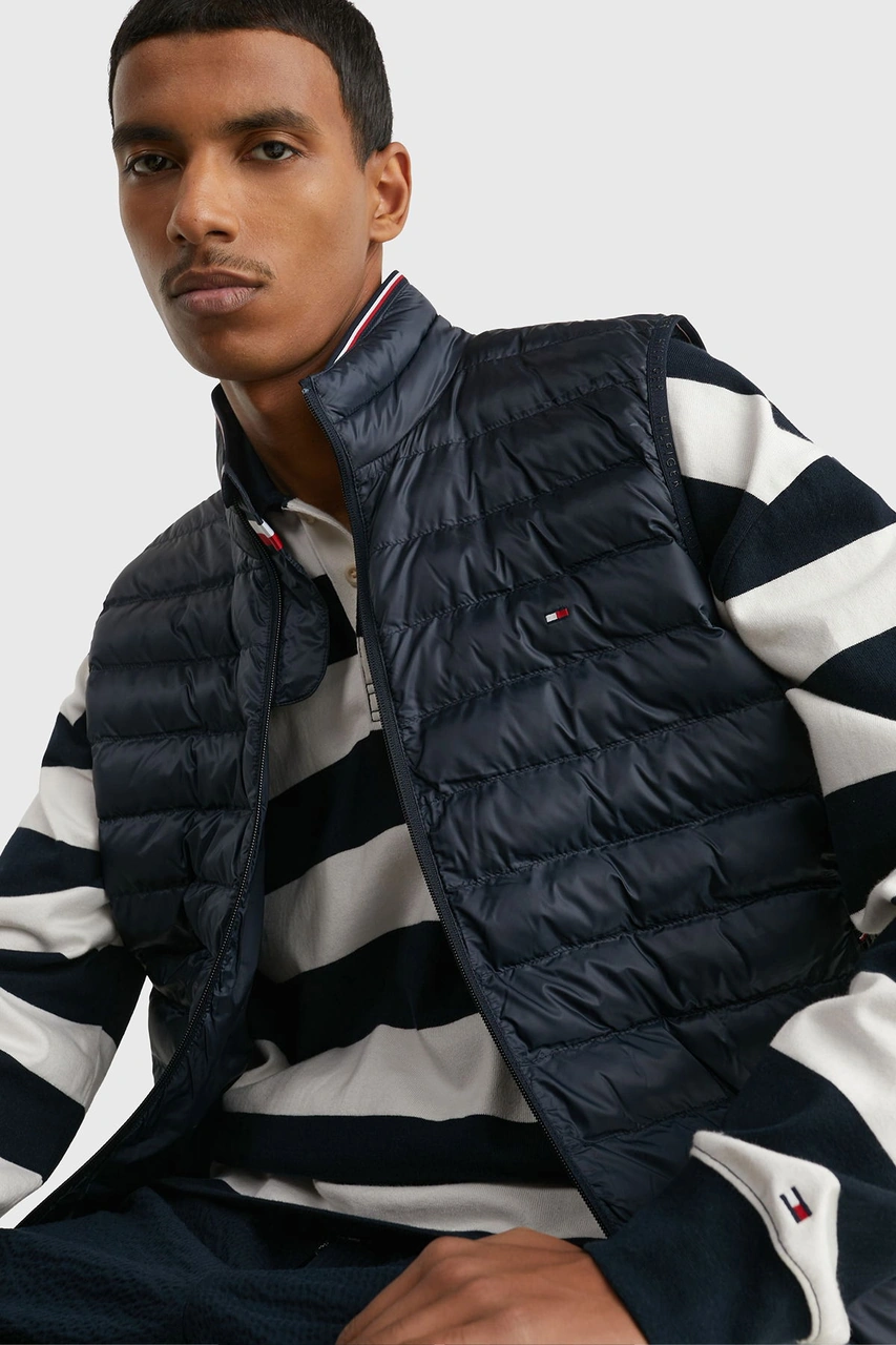 Tommy Hilfiger Tommy Hılfıger Erkek Şişme Yelek Lacivert