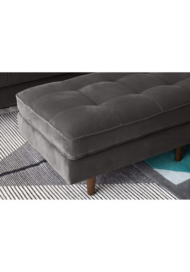 Ürgüp Gürgen Ayaklı Bank Puf Bench Antrasit