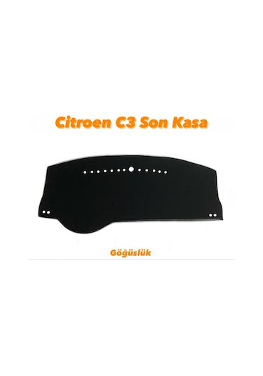 CİTROEN C3 SON KASA DERİ KAPİTONE TORPİDO KORUYUCU ÖRTÜ