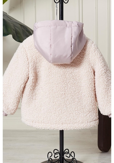Benitto Kids Peluş Bebek Çocuk Mevsimlik Mont 51309 Lila