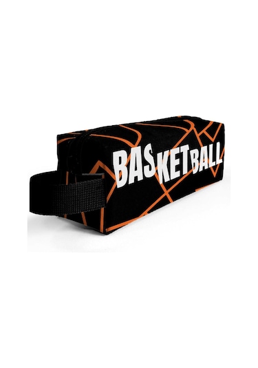 Coral High Kids Turuncu Siyah Basketbol Kalem Çantası 22079