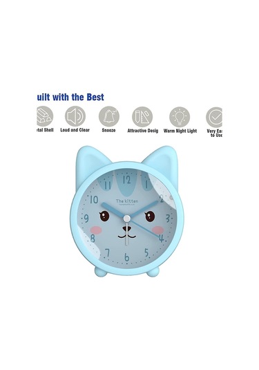 Sevimli Köpek Veya Kedi Tasarımlı Sessiz Çocuk Saati B Diğer