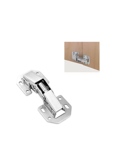 Tas Deliksiz Mobilya Dolap Menteşesi Galvaniz