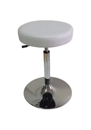 Bar Taburesi Lüks Krom Ayaklı Çemberli