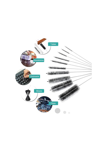 Şişe Fırçası Mutfak Su Isıtıcısı Çaydanlık Ağızlık Tabancası Meme Borusu İçin Temizleme Fırçası