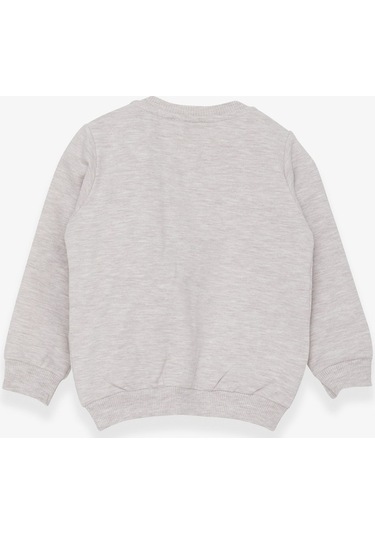 Breeze Kız Çocuk Sweatshirt Ayıcık Aksesuarlı 1.5-5 Yaş, Bej Mela (556838398) Çok Renkli
