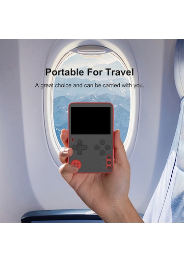 Vkemall K10 El Tipi Oyun Konsolu 2.4 İnç Renkli Ekran 500 Adet Klasik Oyun Dahil Yeşil