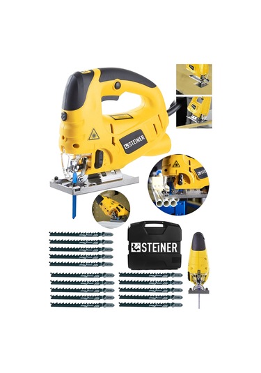 Steiner 4000 Watt Lazerli Otomatik Dekupaj Çantalı Sarı + 15 Uç