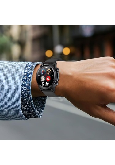 Geeksen Kan Şekeri İzleme - İnvaziv Olmayan Kan Şekeri Testi Fitness Saati K Akıllı Saat (İthalatçı Garantili)