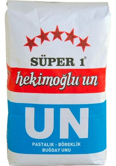 Hekimoğlu Un Süper1 Pastalık Böreklik Buğday Unu 25 KG