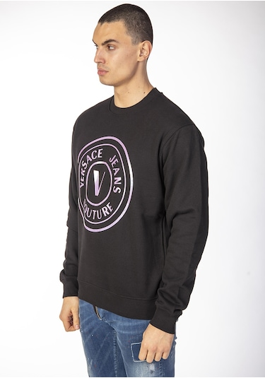 Versace Jeans Couture VERSACE Erkek  Sweatshirt  VR6395C Siyah