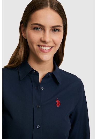 U.S. Polo Assn. U.s. Polo Assn. Kadın Lacivert Gömlek Basic 50324791-vr033