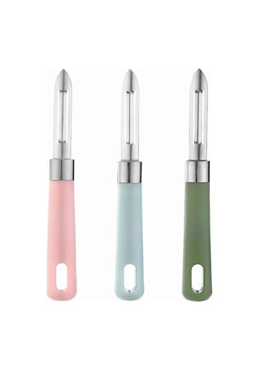 Mavi Paslanmaz Çelik Meyve Soyma Makineleri Mutfak Patates Kabuğu Temizleme Sebze Soyma Makineleri Manuel Hızlı Soyma Sebze Kesici Mutfak Aracı