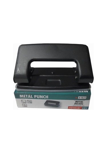 Delgeç Siyah Metal Gövde Delegeç Küçük Boy 1 Adet Ofis Büro Okul 8-10 Sayfa