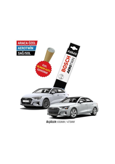 Audi A3 Silecek Takımı 2021-2023 Bosch Aerotwin A984s