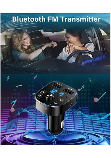 Lencent Car Fm Transmıtter Bluetooth Car Fm Transmitter Bluetooth Car Mp3 Player Wireless Radio Adapter Kit