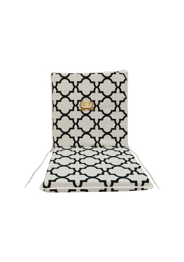 Viphomeconcept Sandalye Minderi 2 Adet Arkalıklı Büyük Fermuarlı Alaçatı