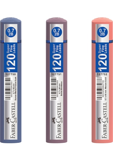 Grip 134/47 Versatil Siyah 0.7& 3'lügrip Min 0.7-duman Mavisi,bordo,mercan120'li Min,4'lü Yazım Seti
